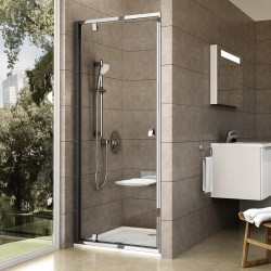 Dušas durvis RAVAK PIVOT PDOP1 90 cm, spīdīgs/hroms