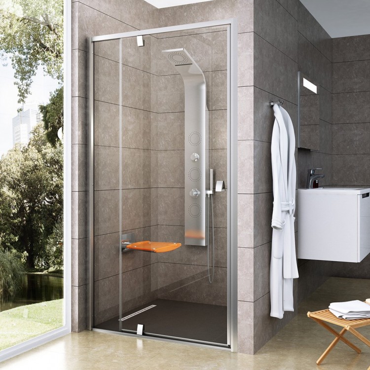 Dušas durvis RAVAK PIVOT PDOP2 100 cm, satīns