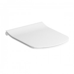 Tualetes poda vāks ar Soft Close Ravak Classic Slim, balts X01673