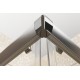 Dušas durvis RAVAK Blix BLDP2 110cm, balts/caurspīdīgs Dušas durvis RAVAK Blix BLDP2 110cm, balts/caurspīdīgs