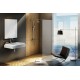 Dušas siena RAVAK Walk In Wall Black 110x200cm, GW9WD0300Z1 Dušas siena RAVAK Walk In Wall Black 110x200cm, GW9WD0300Z1