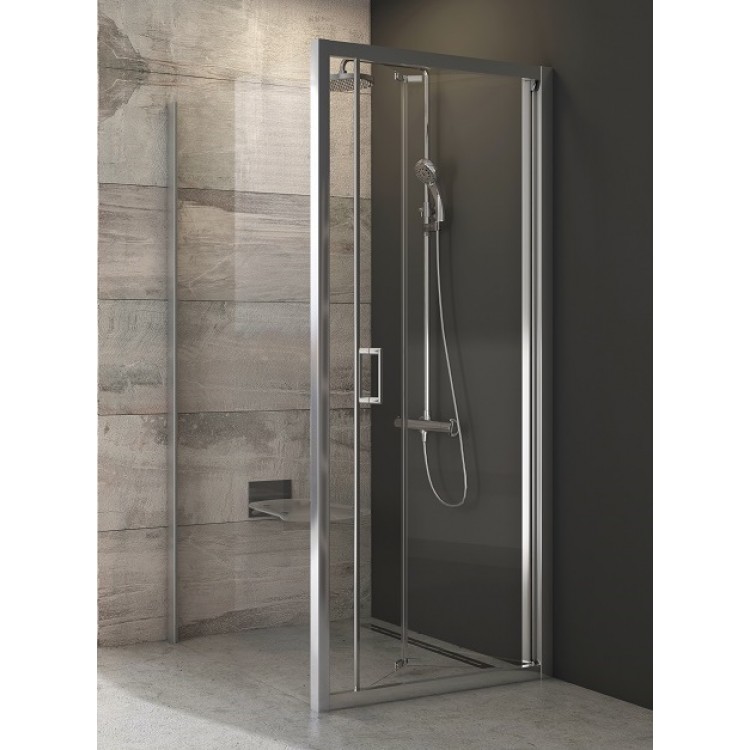 Dušas stūris kvadrātveida RAVAK BLPSZ+BLDZ2 80x80 cm,stikls