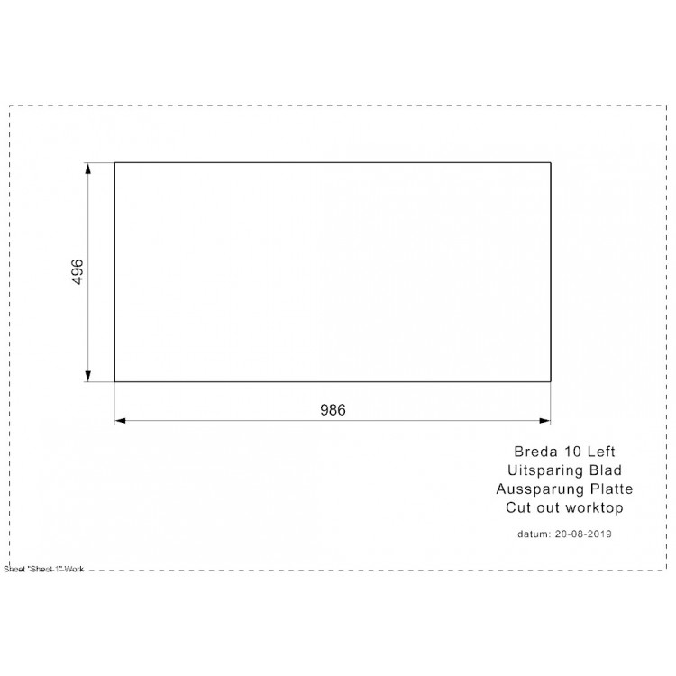 Virtuves izlietne Reginox Breda 10 L 100x51cm, R33586