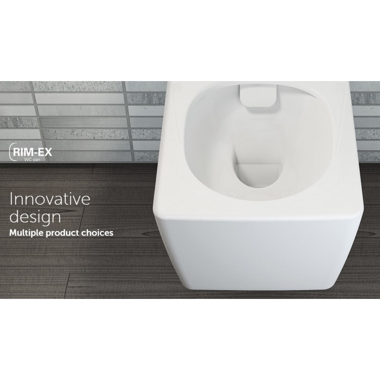Tualetes pods piekaramais Vitra S50 Rim-ex ar Soft Close vāku, 5956B