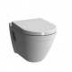 Tualetes pods piekaramais Vitra S50 Rim-ex ar Soft Close vāku, 7740B