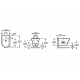 Bidē piekaramais Roca Nexo A357645000 Bidē piekaramais Roca Nexo A357645000