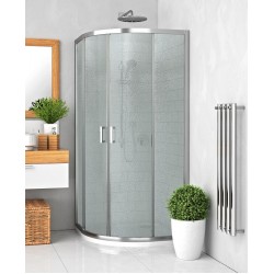 Dušas stūris pusapaļš Roltechnik LLR2 800x800 mm, spīdīgs