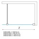 Dušas siena Roth ECWALK 100x200 cm, black Dušas siena Roth ECWALK 100x200 cm, black