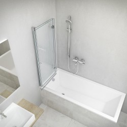 Taisnstūra vanna Roth KUBIC NEO SLIM 160x80 cm