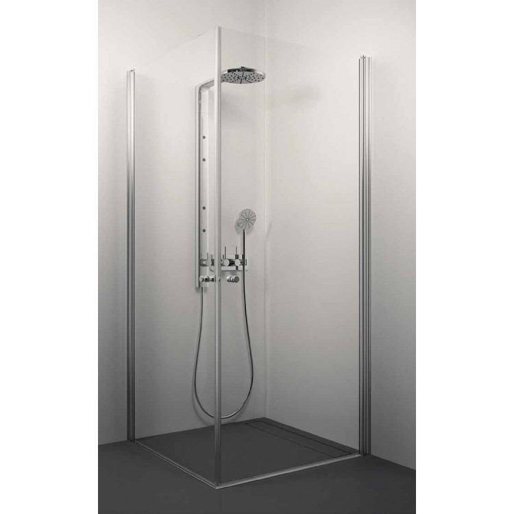 Dušas stūris kvadrātveida Stikla Serviss AMELIA 70x70cm