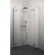 Dušas stūris kvadrātveida Stikla Serviss ANGELINA 120x120cm