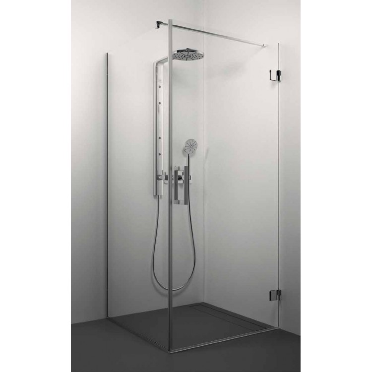Dušas stūris kvadrātveida Stikla Serviss MONIKA 90x90cm