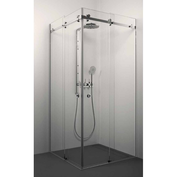 Dušas stūris kvadrātveida Stikla Serviss SABRINA 100x100cm