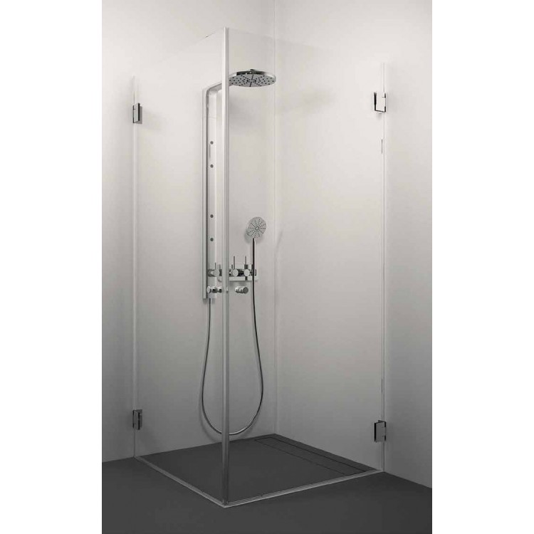 Dušas stūris kvadrātveida Stikla Serviss SOFIA 80x80cm