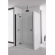 Dušas durvis SanSwiss ANNEA BLACK AN13G 110 cm