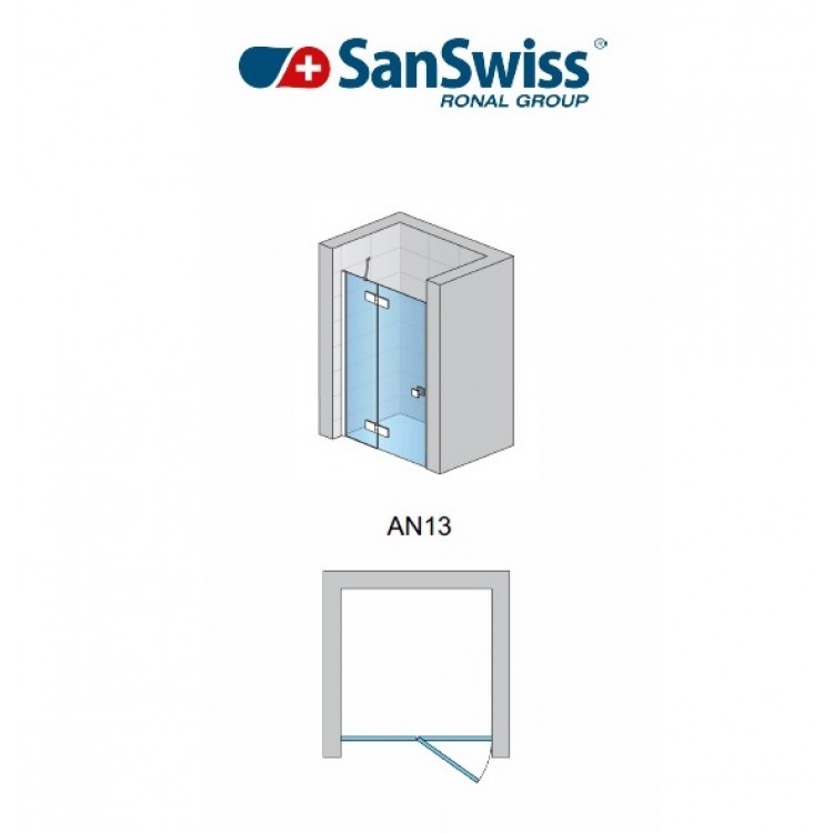 Dušas durvis SanSwiss ANNEA AN13G 80 cm Dušas durvis SanSwiss ANNEA AN13G 80 cm