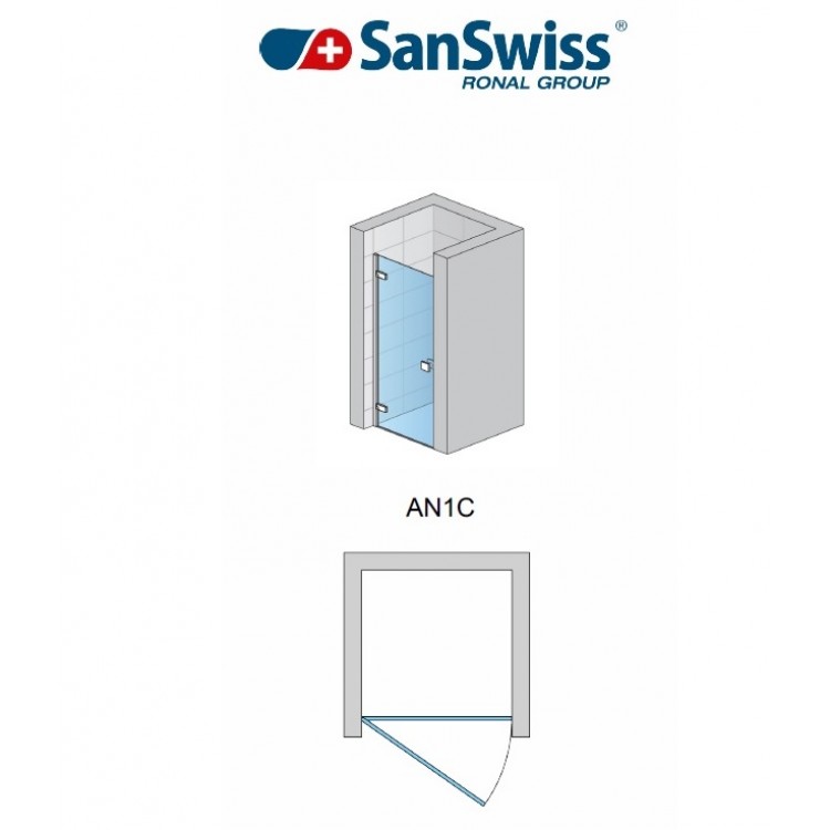 Dušas durvis SanSwiss ANNEA AN1C D 100 cm Dušas durvis SanSwiss ANNEA AN1C D 100 cm