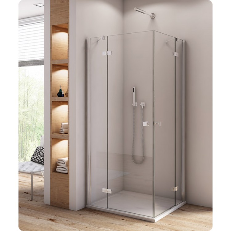 Dušas stūris kvadrātveida SanSwiss ANNEA AN13 G/D 100x100cm