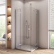 Dušas stūris kvadrātveida SanSwiss ANNEA AN13 G/D 100x100cm