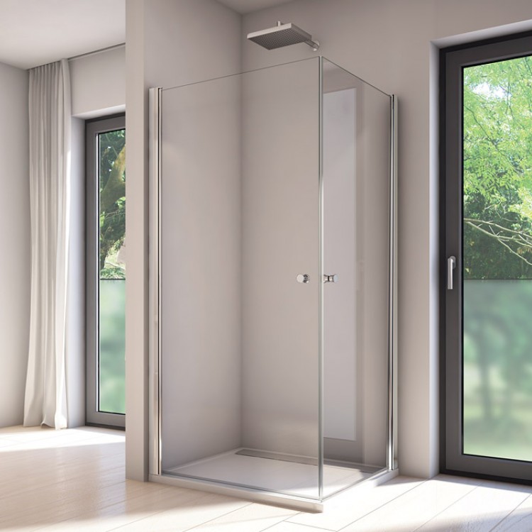 Dušas stūris kvadrātveida SanSwiss SOLINO SOL1 G/D 90x90cm