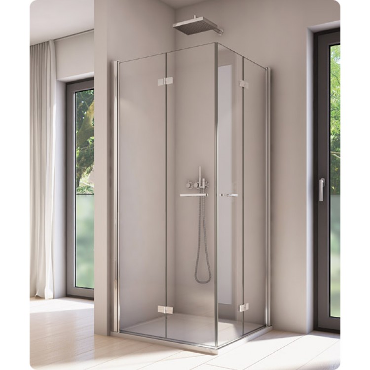 Dušas stūris kvadrātveida SanSwiss SOLINO SOLF1 G/D 90x90cm