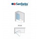 Vannas sieniņa SanSwiss SOLINO SOLB2D 1000mm Vannas sieniņa SanSwiss SOLINO SOLB2D 1000mm