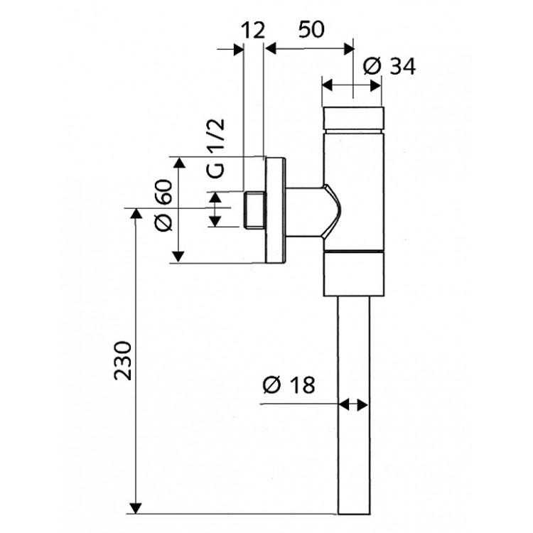 Pisuāra dozators SCHELL Basic DN15, 024770699