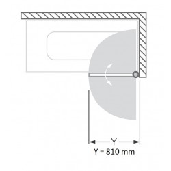 Vannas sieniņa Roth SCREEN PRO 81cm