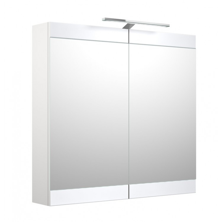 Vannas istabas skapītis ar spoguli SERENA Retro 80 cm LED 1302511 Vannas istabas skapītis ar spoguli SERENA Retro 80 cm LED 1302511