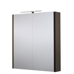 Vannas istabas skapītis ar spoguli un LED apgaismojumu Raguvos Baldai 58.2 cm, 1402301