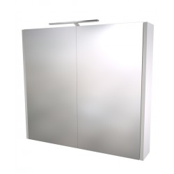 Vannas istabas skapītis ar spoguli un LED apgaismojumu Raguvos Baldai 78.2 cm, 1402511