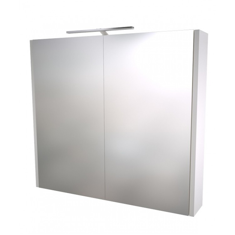 Vannas istabas skapītis ar spoguli un LED apgaismojumu Raguvos Baldai 78.2 cm, 1402511 Vannas istabas skapītis ar spoguli un LED apgaismojumu Raguvos Baldai 78.2 cm, 1402511