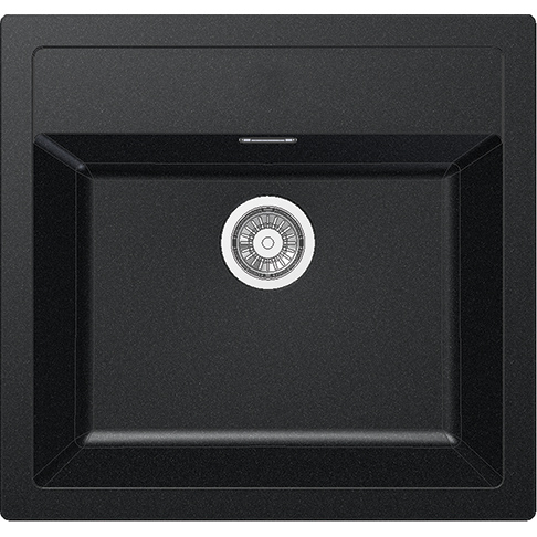 Virtuves izlietne FRANKE Tectonite SIRIUS 56x53 cm, SID 610, Carbon