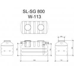 Tauku separators SL-SG 800