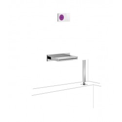 Elektroniskā termostata vannas un dušas sistēma TRES Shower Technology, 09286570.