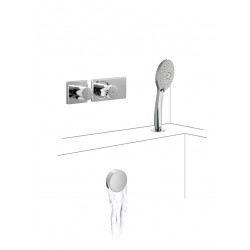 Termostata vannas/dušas sistēma TRES Bath Space 20735207