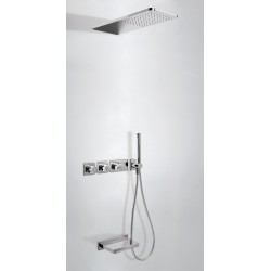 Termostata vannas/dušas sistēma TRES Bath Space 20735305