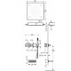 Termostata vannas/dušas sistēma TRES Bath Space 20735307 Termostata vannas/dušas sistēma TRES Bath Space 20735307