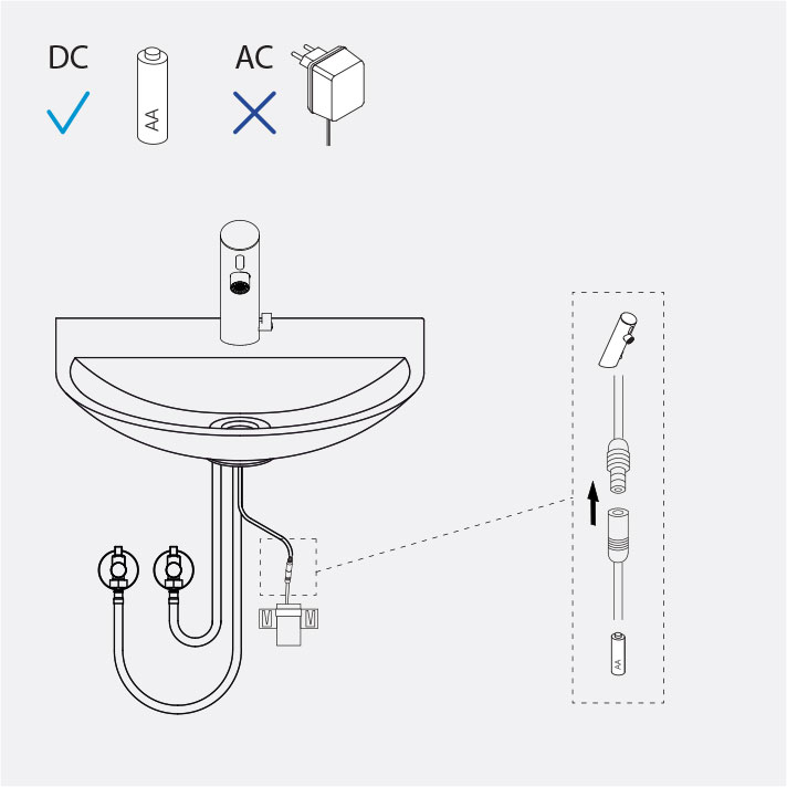 Izlietnes maisītājs TRES ELECTRONIC 230/6V, 39210301
