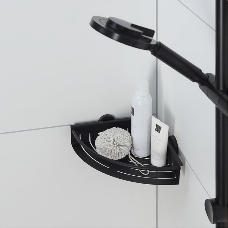 Stūra plaukts Tiger Boston Black, melns