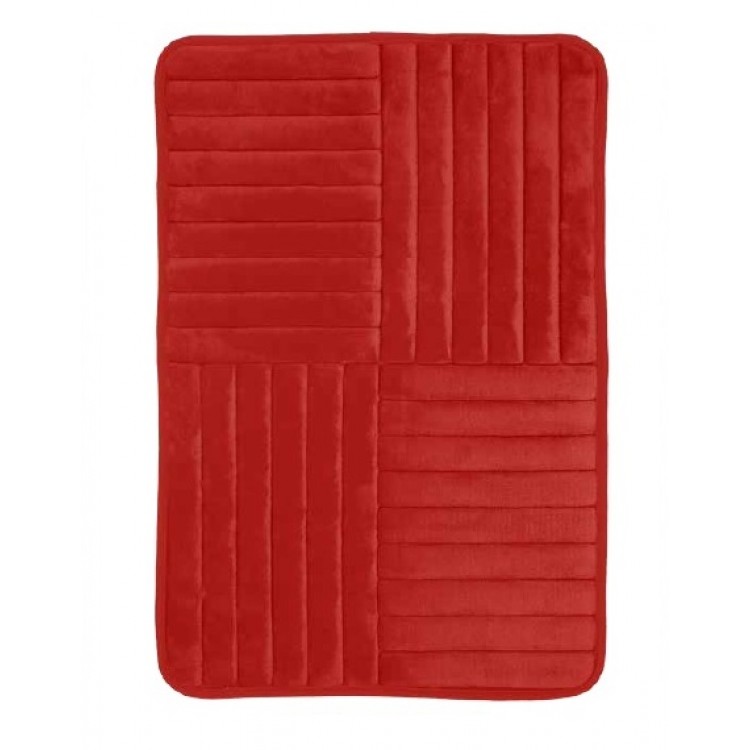 Vannas istabas paklājs Duschy TOULON 50x80 cm, sarkans 768-80 Vannas istabas paklājs Duschy TOULON 50x80 cm, sarkans 768-80