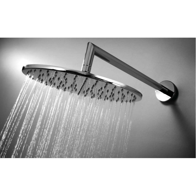 Dušas galva TRES Antilime ar turētāju D30 cm, hroms 134432