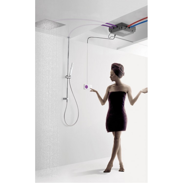 Elektroniskā termostata dušas sistēma TRES Shower Technology Elektroniska, 09288404NM Elektroniskā termostata dušas sistēma TRES Shower Technology Elektroniska, 09288404NM