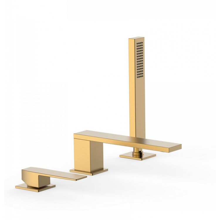 Vannas maisītājs uz vannas malas SLIM exclusive TRES 3-daļīgs, 20216103OM