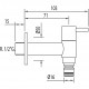 Dārza lodveida ventilis TRES Especial Basic 1/2 ār. vītne, 03450 Dārza lodveida ventilis TRES Especial Basic 1/2 ār. vītne, 03450