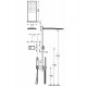 Termostata dušas sistēma TRES Shower Technology, 09286551 Termostata dušas sistēma TRES Shower Technology, 09286551