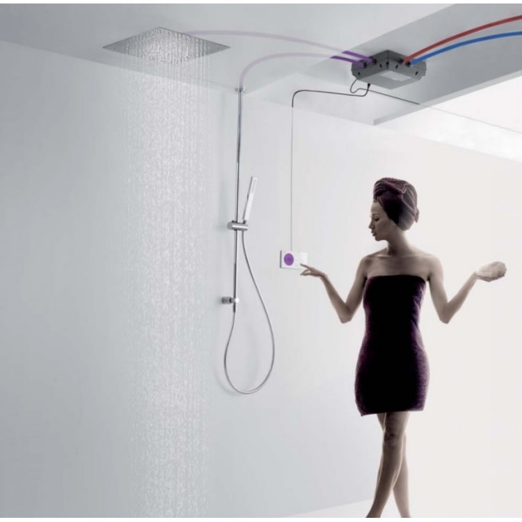 Elektroniskais termostats TRES Shower Technology 4-ceļu, 49288499 Elektroniskais termostats TRES Shower Technology 4-ceļu, 49288499