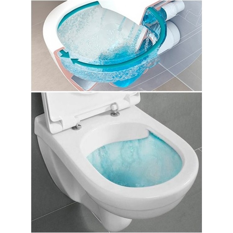 Tualetes pods piekaramais O.novo Direct-Flush ar soft close vāku,5660HR01