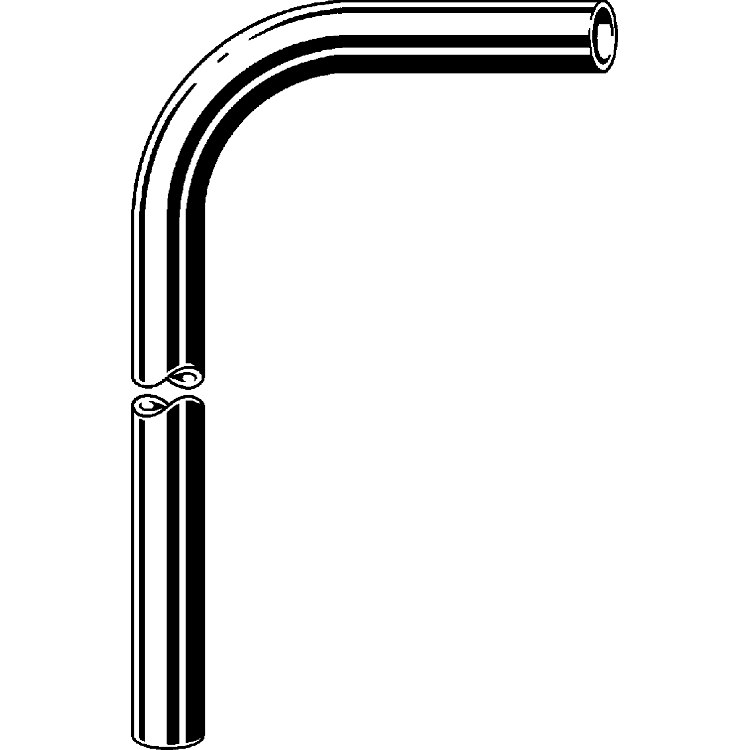 Sifona līkums VIEGA 90° 32x220x680mm 102654
