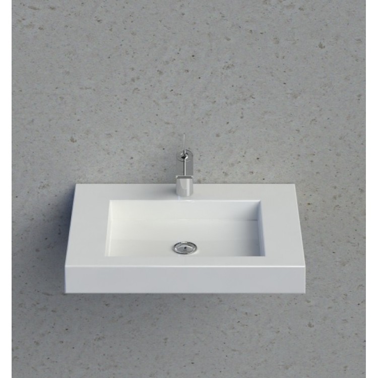 Vannas istabas izlietne Vispool F-600 60x45 cm, balta Vannas istabas izlietne Vispool F-600 60x45 cm, balta